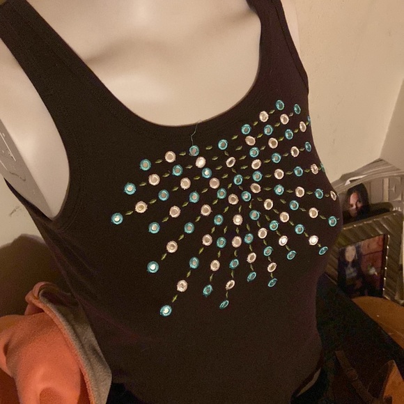 Tory Burch tank top shirt size small fits medium - Picture 4 of 16